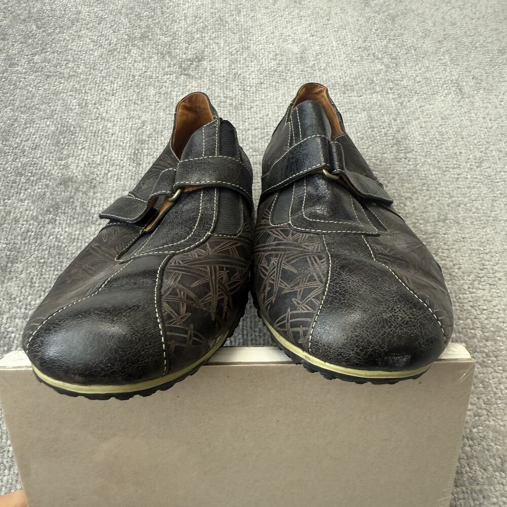 Cole Haan Shoes Mens Size 10.5 Black Leather Air Comfort Slip On Casual - Picture 11 of 12